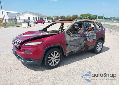 2015 Jeep Cherokee Limited z USA, uszkodzony, nr VIN 1C4PJMDS0FW710763